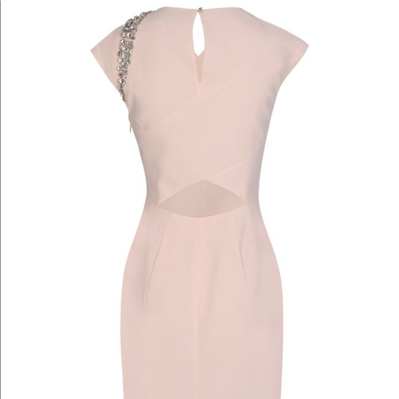 Ted Baker Pink MIDI Dress with beautiful stones - Picture 3 of 4